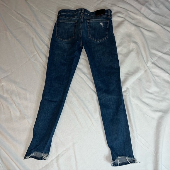 LUCKY BRAND stretch AVA SUPER SKINNY  denim jeans 8/29 medium 8 - Picture 2 of 6